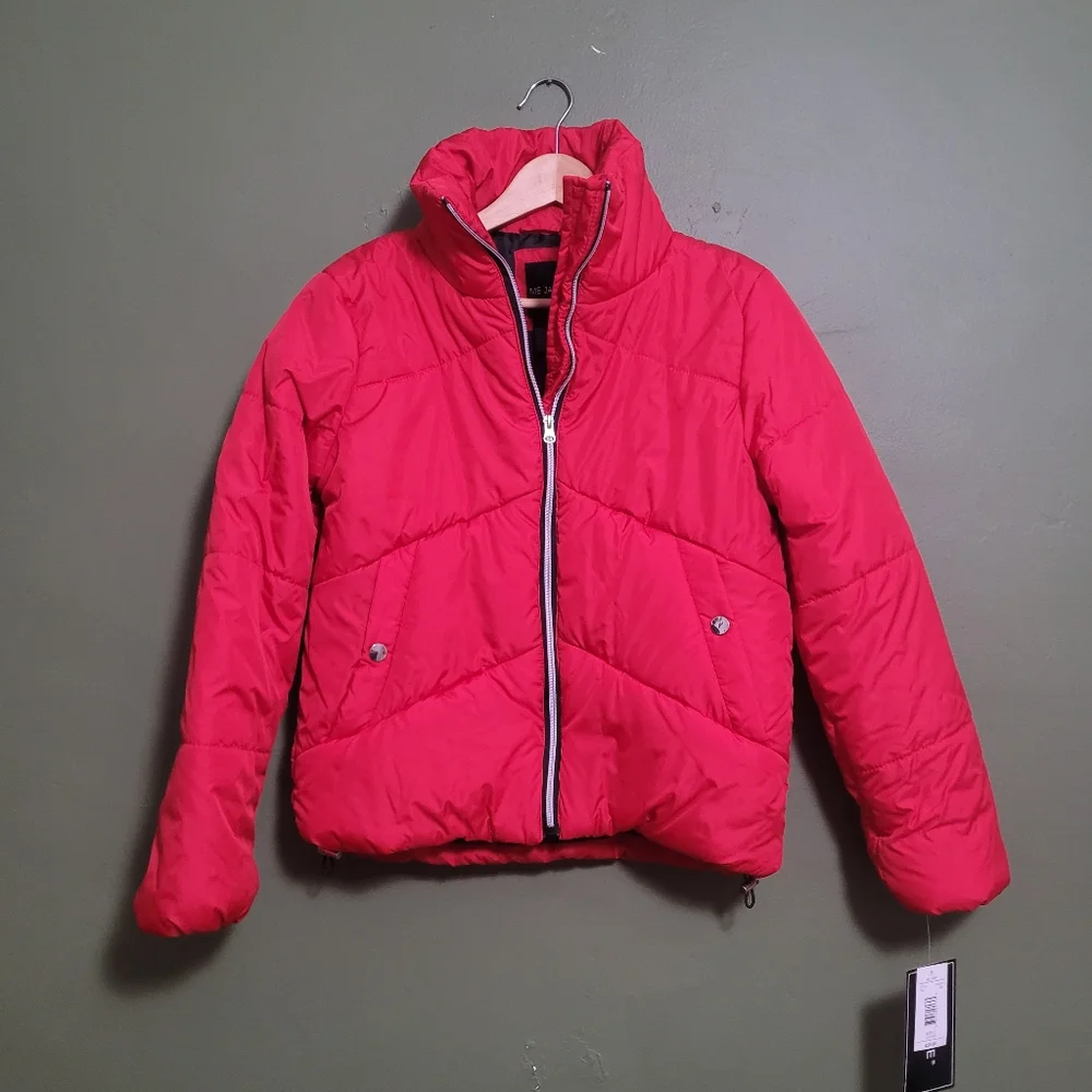 Me Jane Red Puffer Jacket – Women's Small (NWT) - Picture 1 of 3